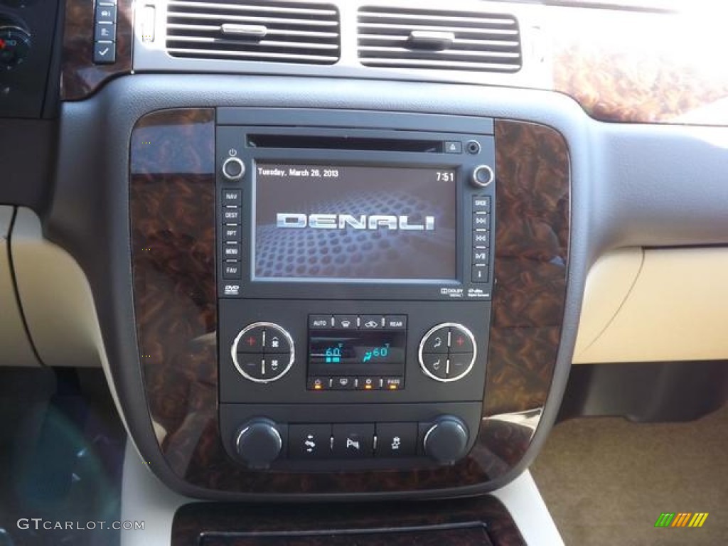 2013 Yukon Denali - Onyx Black / Cocoa/Light Cashmere photo #16