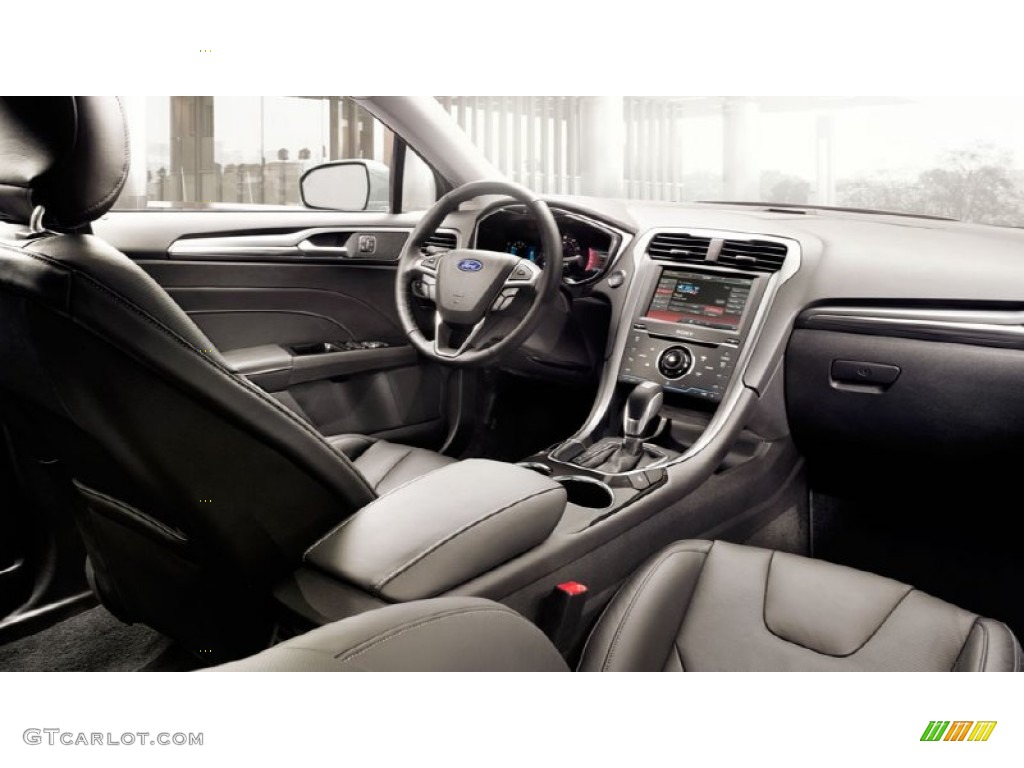 2013 Fusion SE - Sterling Gray Metallic / Charcoal Black photo #15