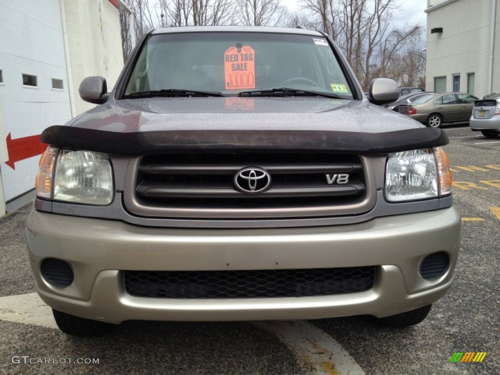 2001 Sequoia SR5 4x4 - Thunder Gray Metallic / Charcoal photo #2