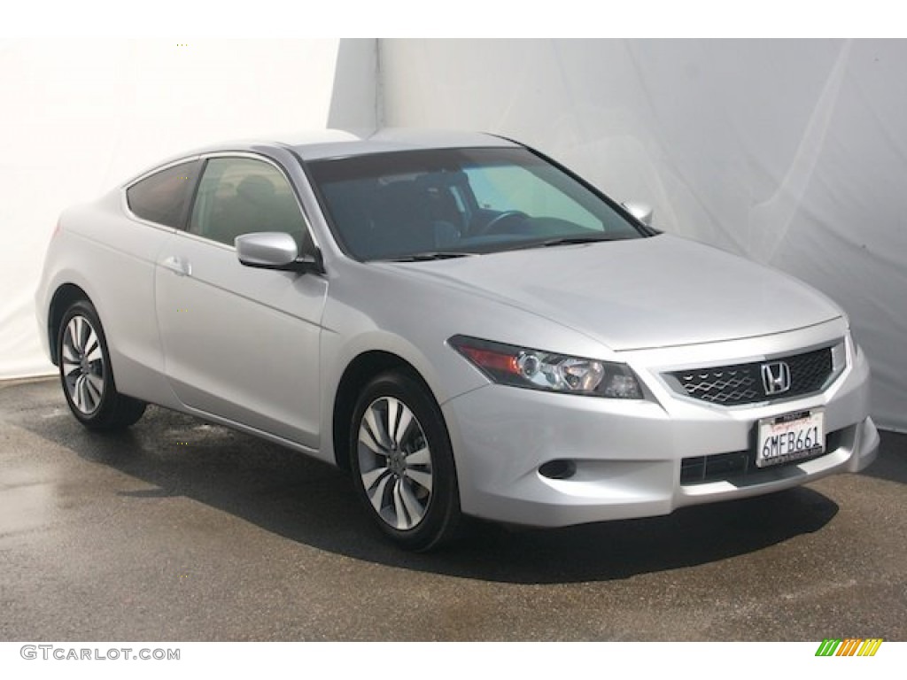 2010 Accord LX-S Coupe - Alabaster Silver Metallic / Black photo #6