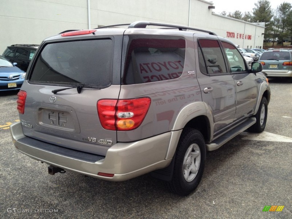 2001 Sequoia SR5 4x4 - Thunder Gray Metallic / Charcoal photo #6