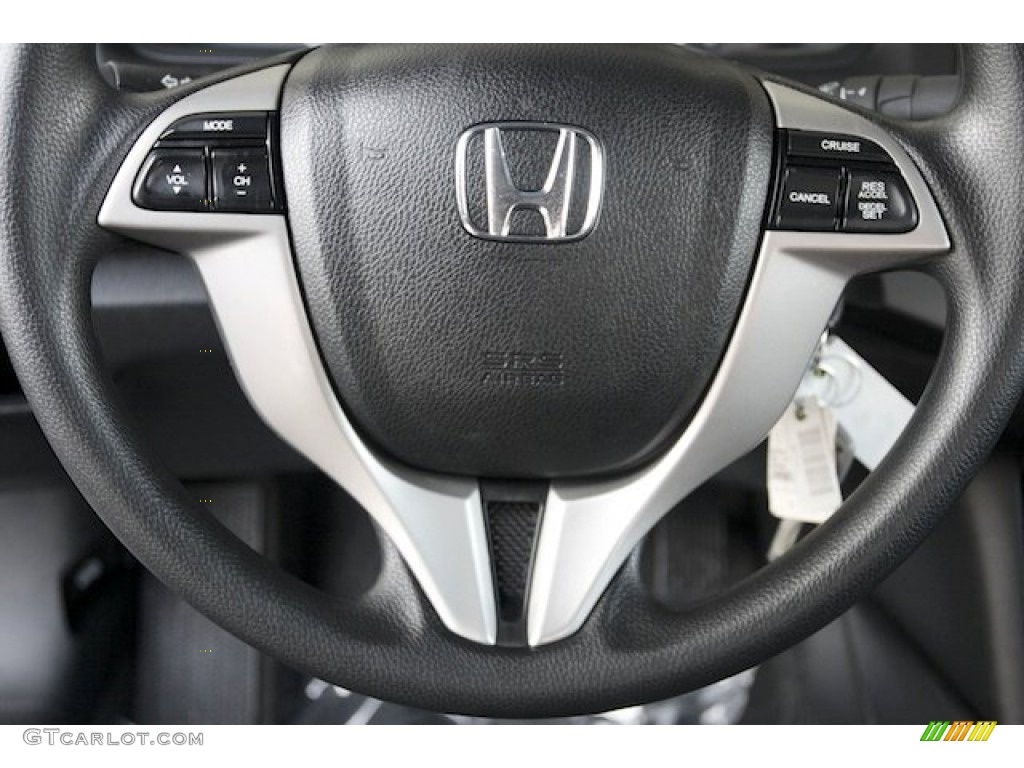 2010 Accord LX-S Coupe - Alabaster Silver Metallic / Black photo #11