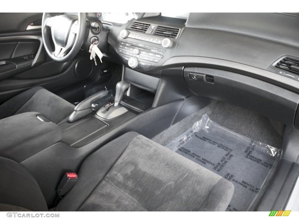 2010 Accord LX-S Coupe - Alabaster Silver Metallic / Black photo #16