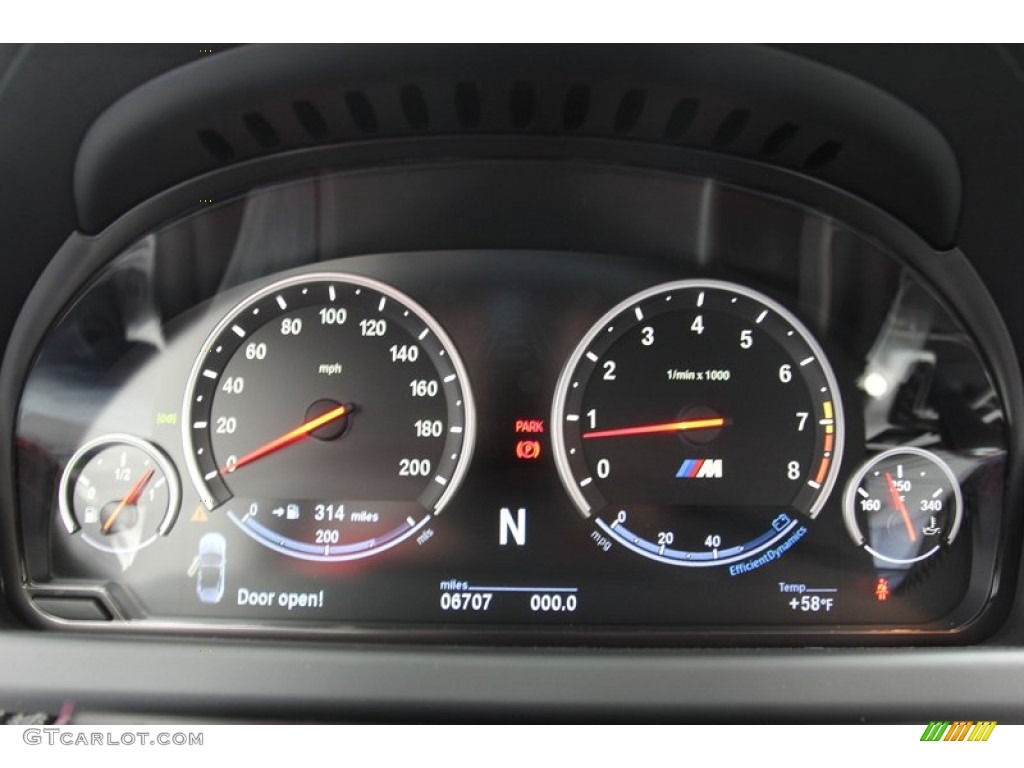 2012 BMW M6 Convertible Gauges Photo #79000813