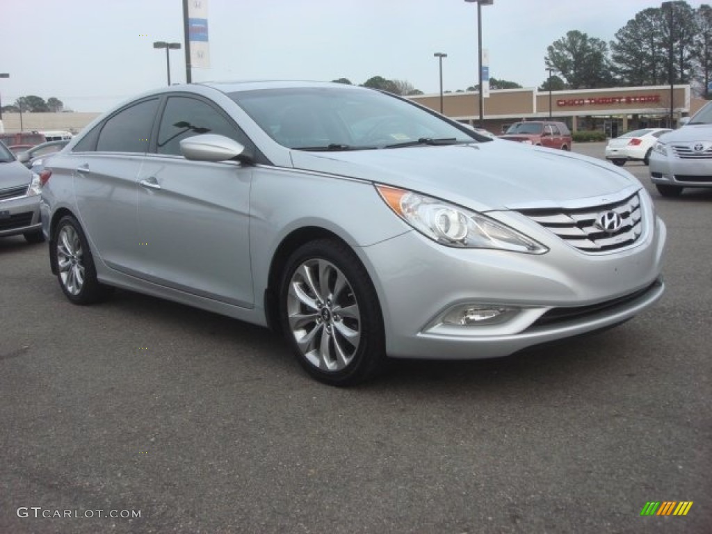 2011 Sonata Limited 2.0T - Radiant Silver / Gray photo #7