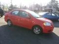 2007 Victory Red Chevrolet Aveo LS Sedan  photo #2