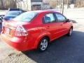 2007 Victory Red Chevrolet Aveo LS Sedan  photo #3