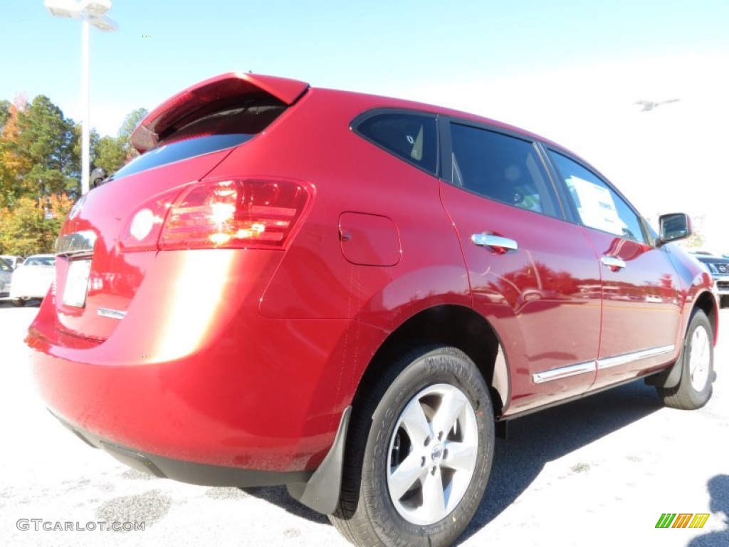 2013 Rogue S - Cayenne Red / Black photo #4