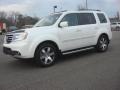 2012 White Diamond Pearl Honda Pilot Touring  photo #2