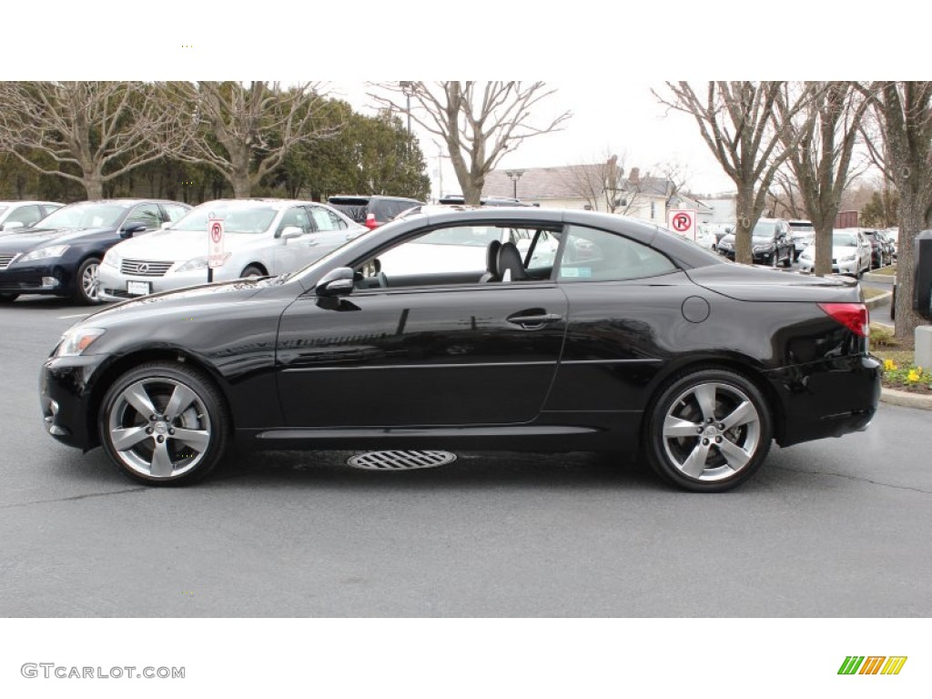 Obsidian Black 2011 Lexus IS 250C Convertible Exterior Photo #79002086