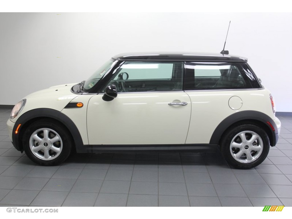 2010 Cooper Hardtop - Pepper White / Grey/Carbon Black photo #2