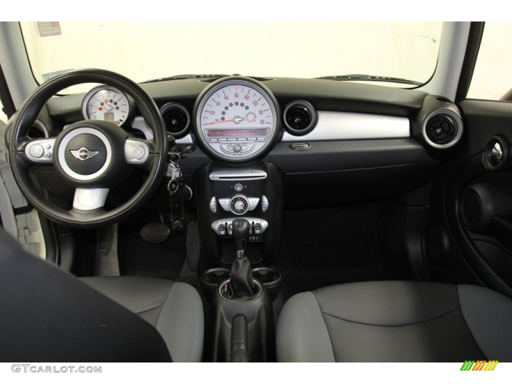 2010 Cooper Hardtop - Pepper White / Grey/Carbon Black photo #4
