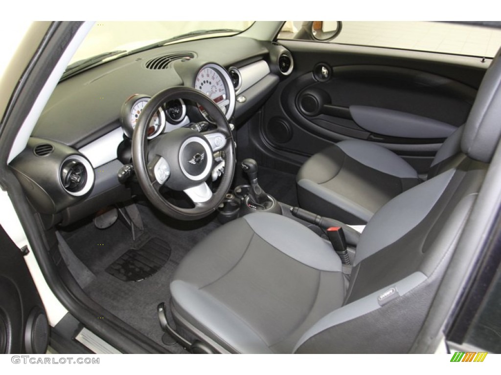2010 Cooper Hardtop - Pepper White / Grey/Carbon Black photo #13