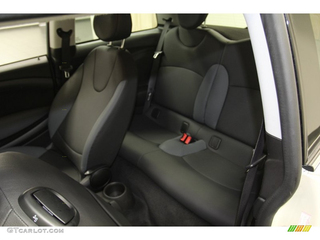 2010 Cooper Hardtop - Pepper White / Grey/Carbon Black photo #14