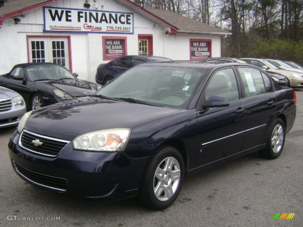 2006 Malibu LT Sedan - Dark Blue Metallic / Titanium Gray photo #1