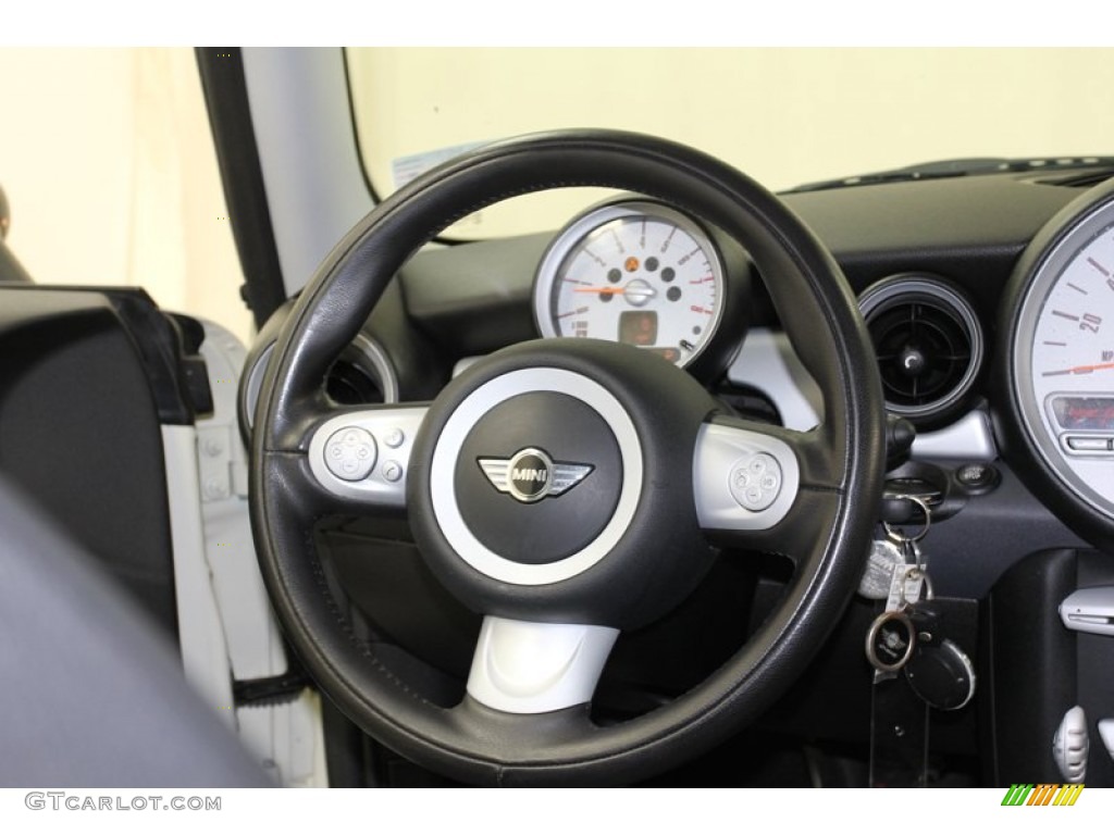 2010 Cooper Hardtop - Pepper White / Grey/Carbon Black photo #26