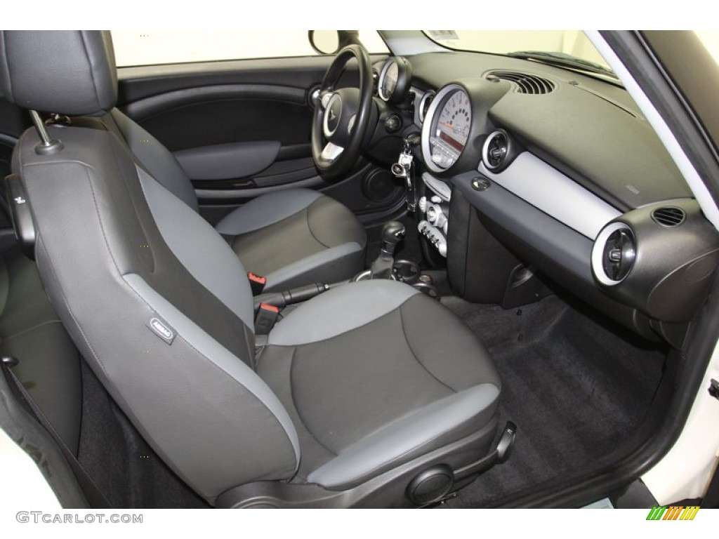 2010 Cooper Hardtop - Pepper White / Grey/Carbon Black photo #29