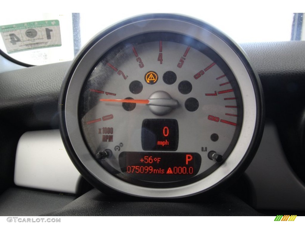 2010 Cooper Hardtop - Pepper White / Grey/Carbon Black photo #34