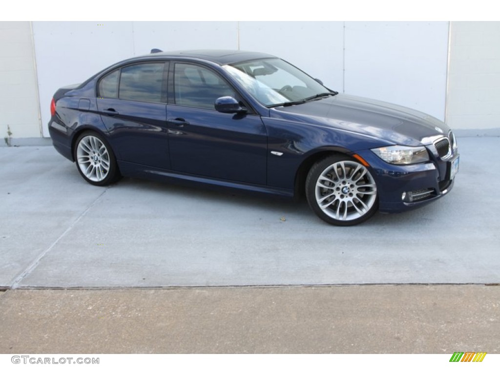 2011 3 Series 335d Sedan - Deep Sea Blue Metallic / Gray Dakota Leather photo #1