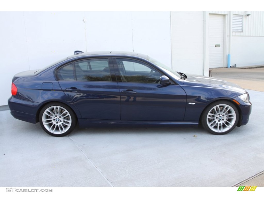 2011 3 Series 335d Sedan - Deep Sea Blue Metallic / Gray Dakota Leather photo #3