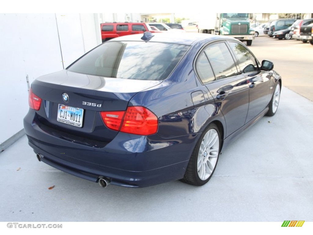 2011 3 Series 335d Sedan - Deep Sea Blue Metallic / Gray Dakota Leather photo #7