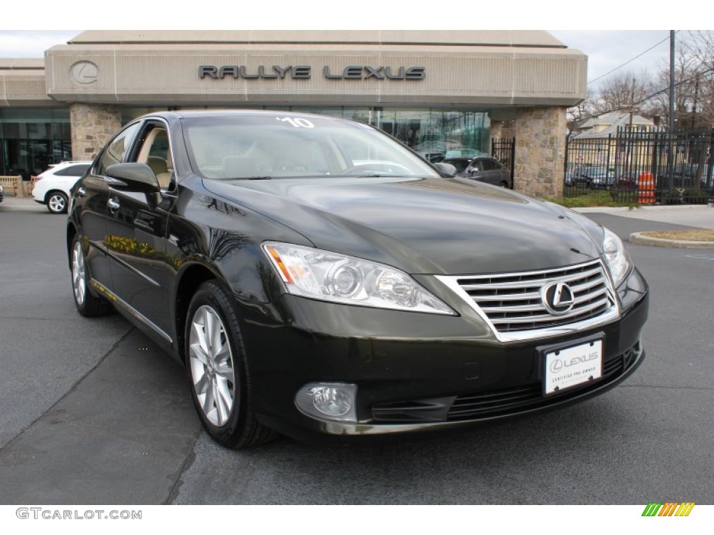 2010 ES 350 - Peridot Green Mica / Parchment photo #1