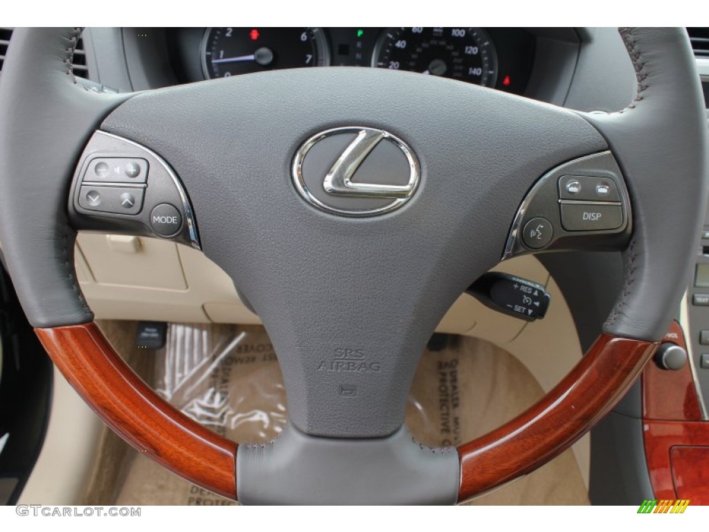 2010 Lexus ES 350 Parchment Steering Wheel Photo #79003732