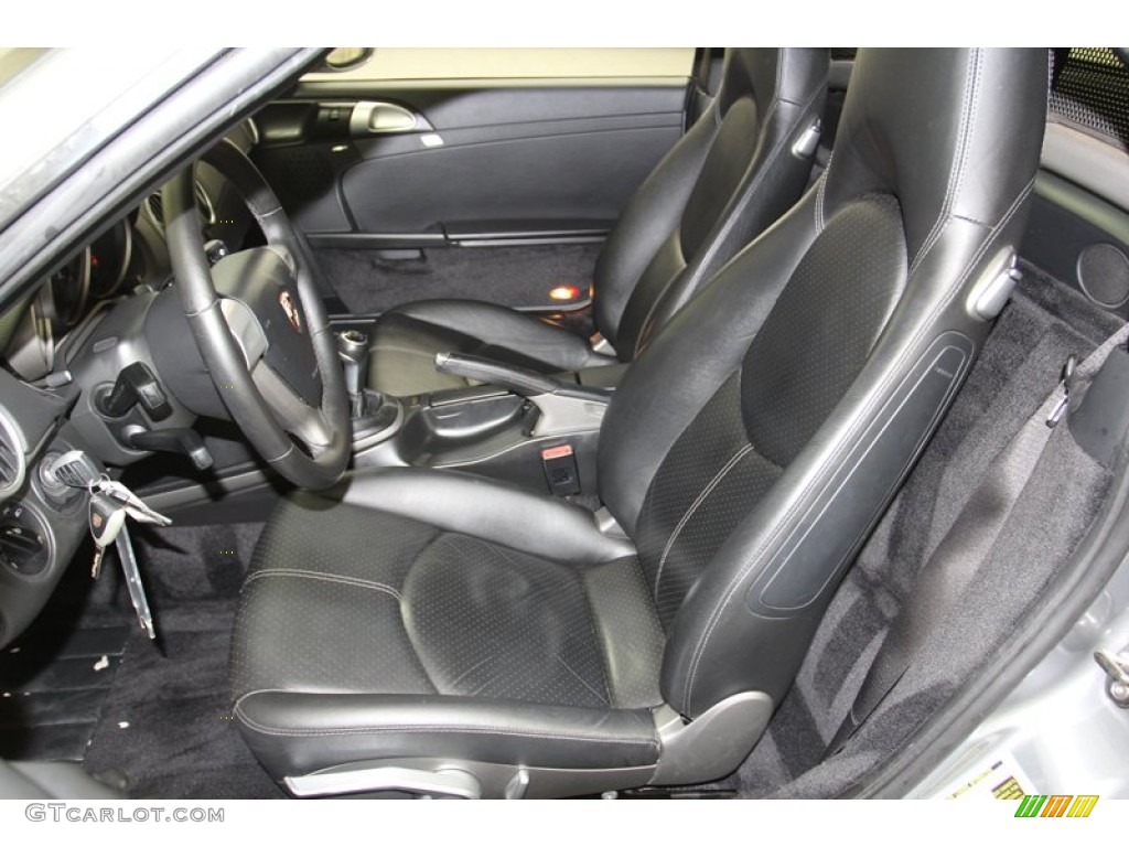 Black Interior 2006 Porsche Boxster Standard Boxster Model Photo #79003993