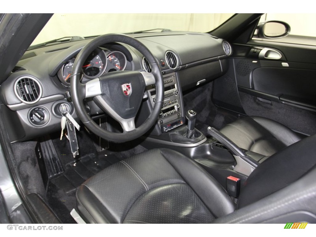 Black Interior 2006 Porsche Boxster Standard Boxster Model Photo #79004014