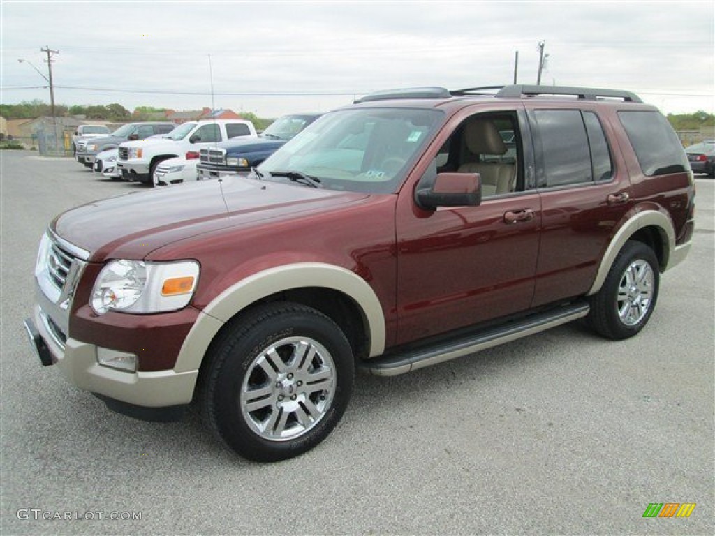 Dark Copper Metallic 2010 Ford Explorer Eddie Bauer Exterior Photo #79004079
