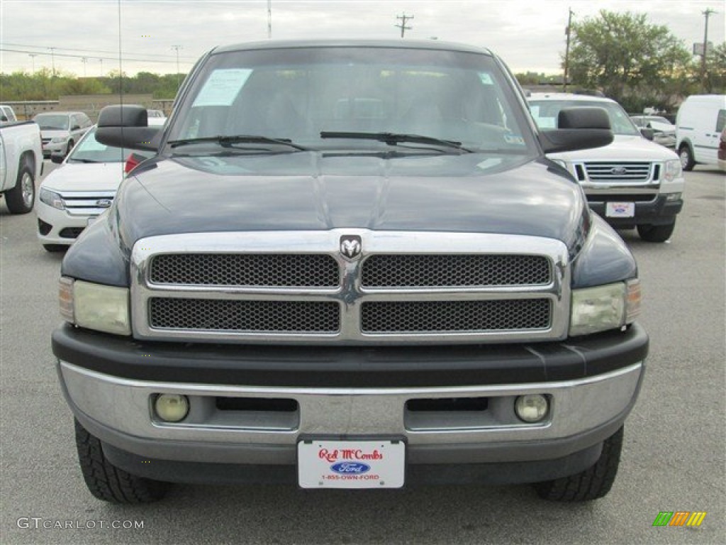 2001 Ram 1500 SLT Club Cab 4x4 - Patriot Blue Pearl / Agate photo #4