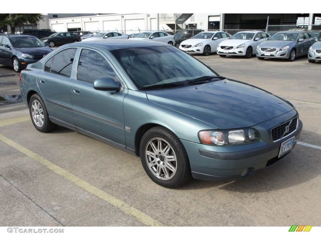 2003 S60 2.4 - Platinum Green Metallic / Taupe photo #14