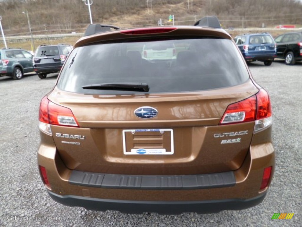 2011 Outback 2.5i Premium Wagon - Caramel Bronze Pearl / Warm Ivory photo #6