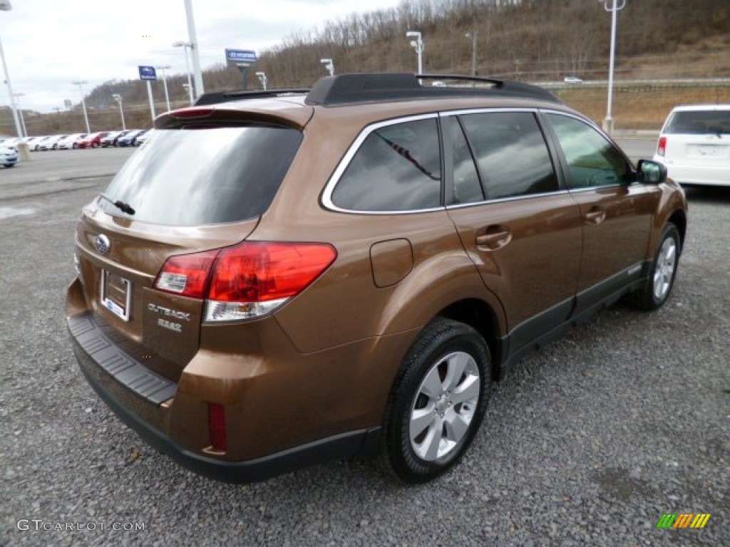 2011 Outback 2.5i Premium Wagon - Caramel Bronze Pearl / Warm Ivory photo #7