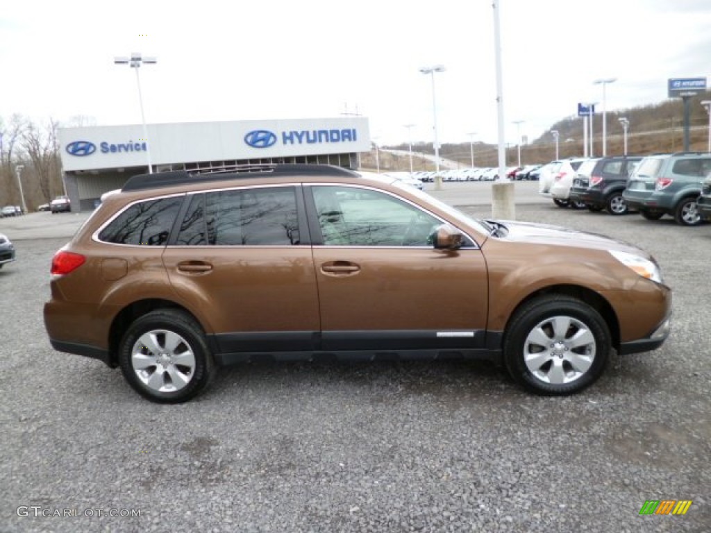 2011 Outback 2.5i Premium Wagon - Caramel Bronze Pearl / Warm Ivory photo #8
