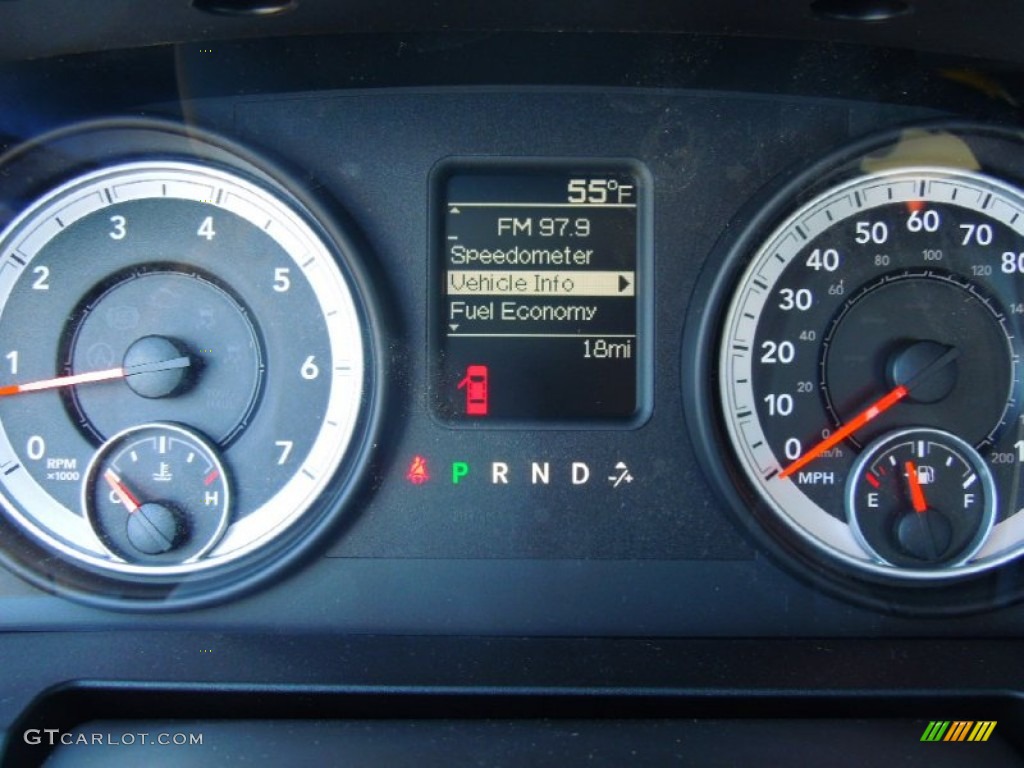 2013 Ram 1500 Express Regular Cab Gauges Photo #79005804