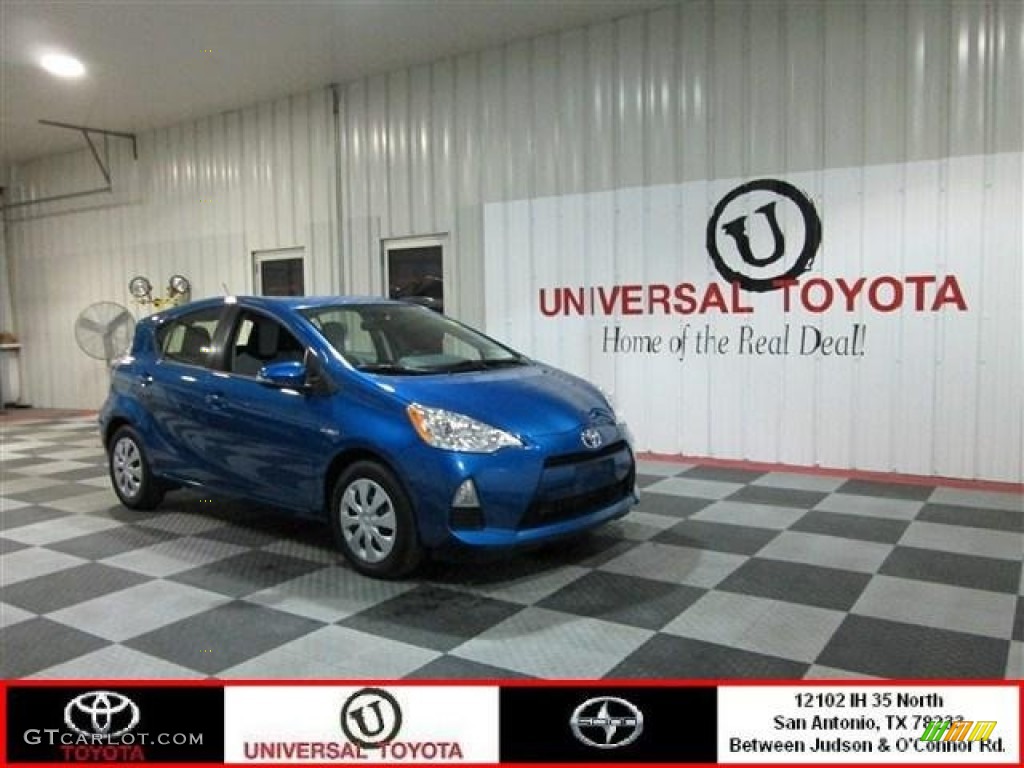 Blue Streak Metallic Toyota Prius c