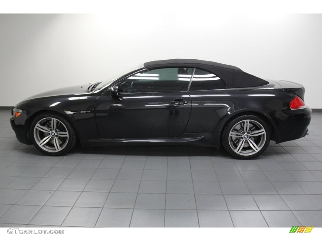 Black Sapphire Metallic 2007 BMW M6 Convertible Exterior Photo #79006541