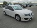2010 White Suede Ford Fusion S  photo #1