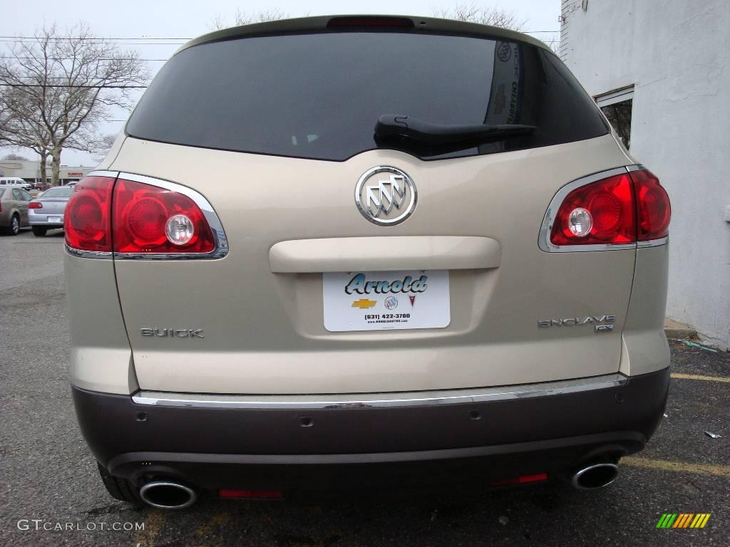 2008 Enclave CX - Gold Mist Metallic / Cashmere/Cocoa photo #5