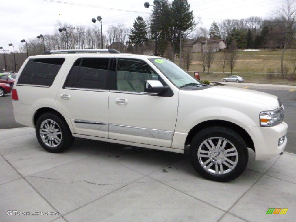 2007 Navigator Elite 4x4 - White Chocolate Tri-Coat / Camel photo #6