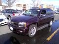 2008 Dark Cherry Metallic Chevrolet TrailBlazer LT 4x4  photo #1
