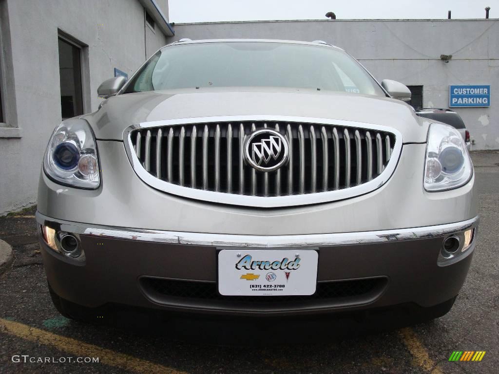 2008 Enclave CXL - Platinum Ice Metallic / Titanium/Dark Titanium photo #2