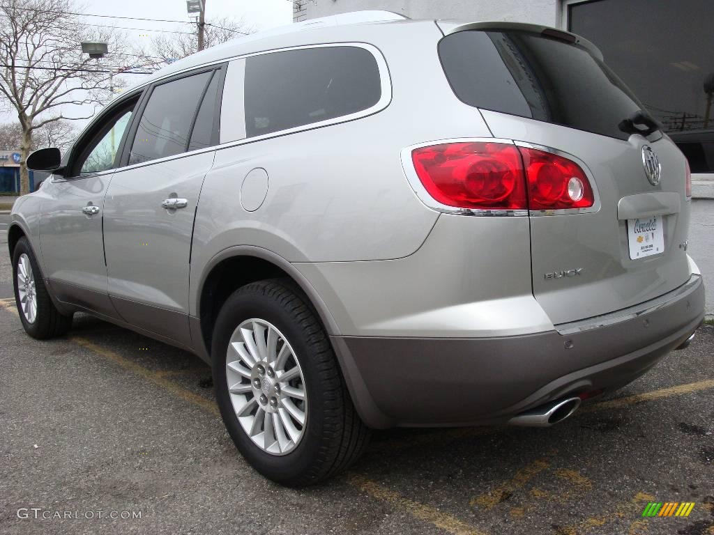 2008 Enclave CXL - Platinum Ice Metallic / Titanium/Dark Titanium photo #4