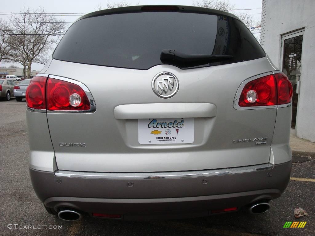 2008 Enclave CXL - Platinum Ice Metallic / Titanium/Dark Titanium photo #5