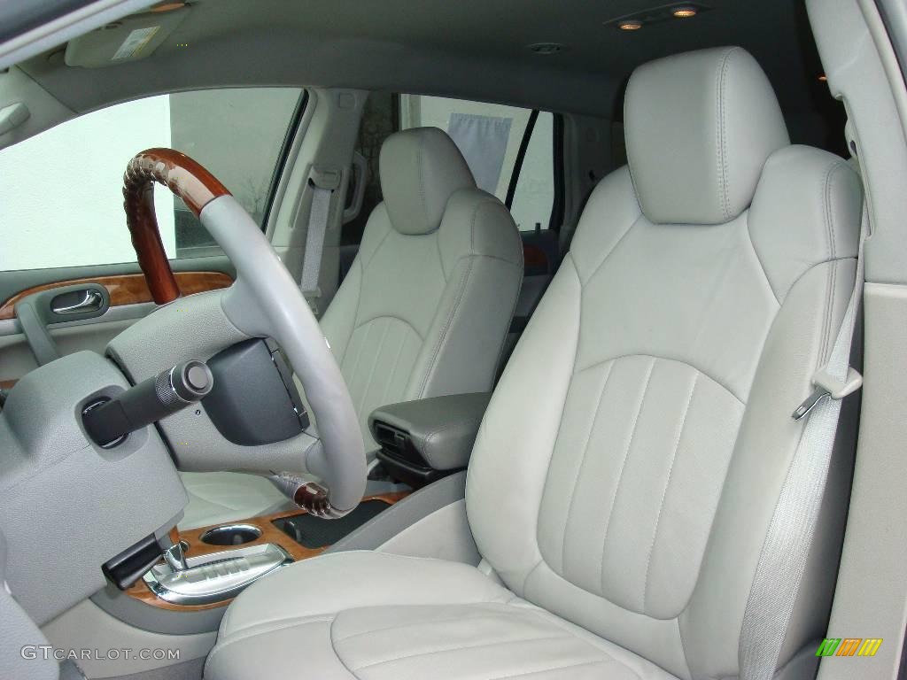 2008 Enclave CXL - Platinum Ice Metallic / Titanium/Dark Titanium photo #9
