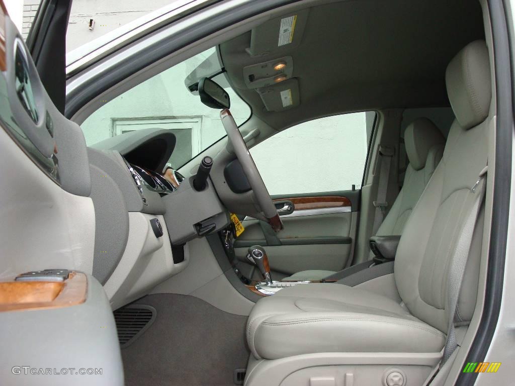 2008 Enclave CXL - Platinum Ice Metallic / Titanium/Dark Titanium photo #10