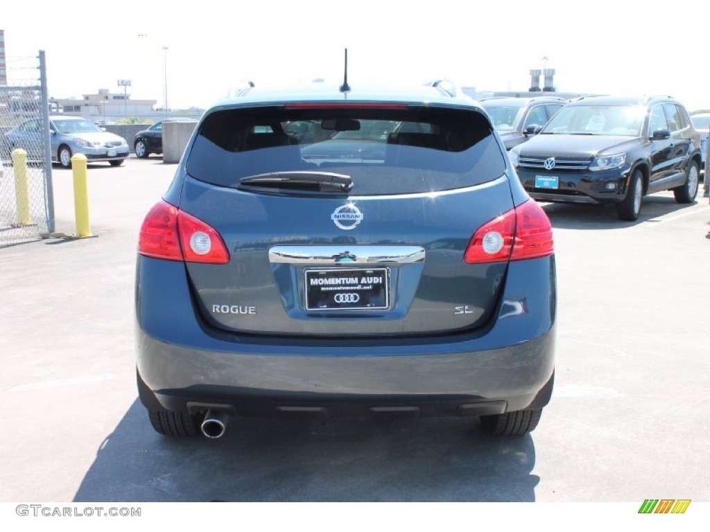 2012 Rogue SV - Graphite Blue / Black photo #8