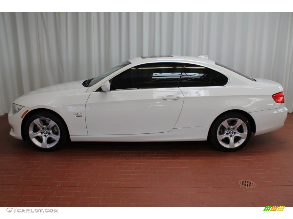 2011 3 Series 335i xDrive Coupe - Alpine White / Black photo #4