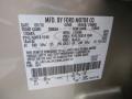  2011 MKX FWD Gold Leaf Metallic Color Code UP